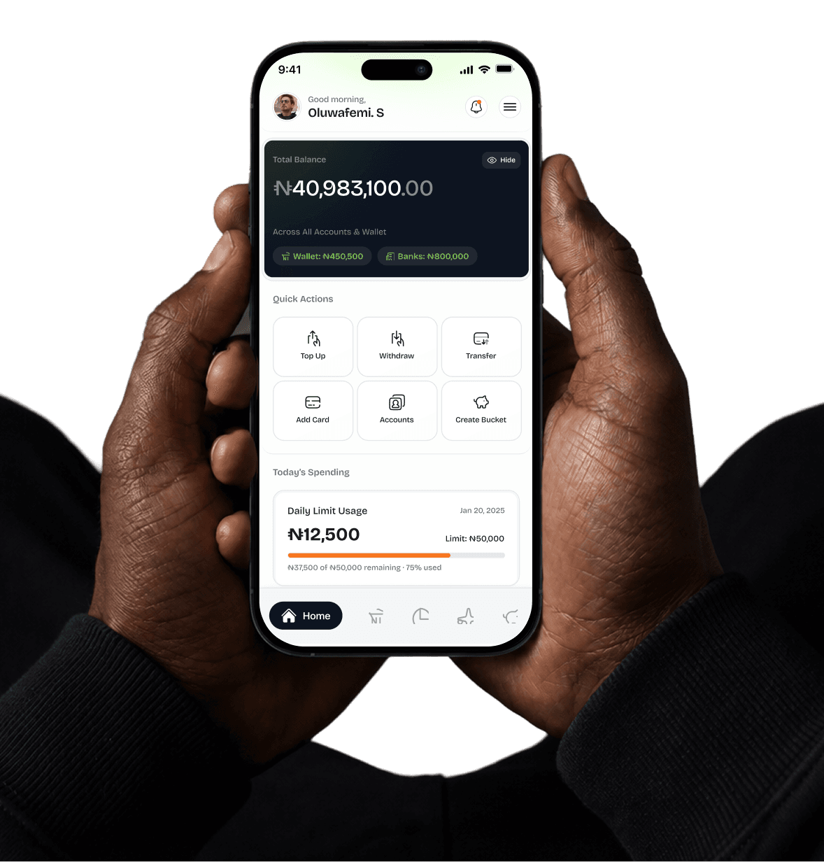 Smarter financial dashboard visualization